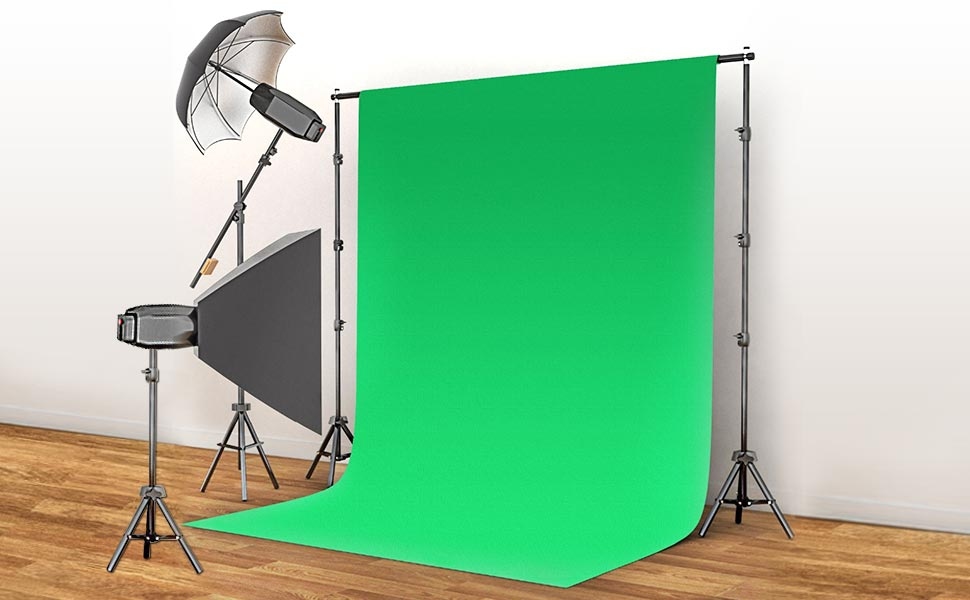 Set up the green screen