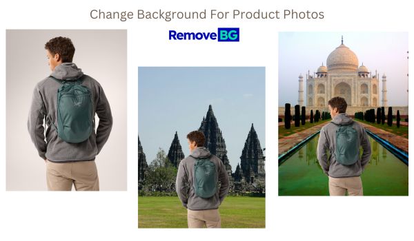 add wonders of the world background for product photos