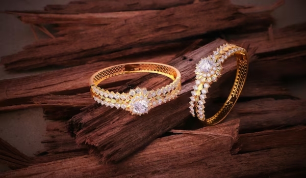 jewelry on woody background